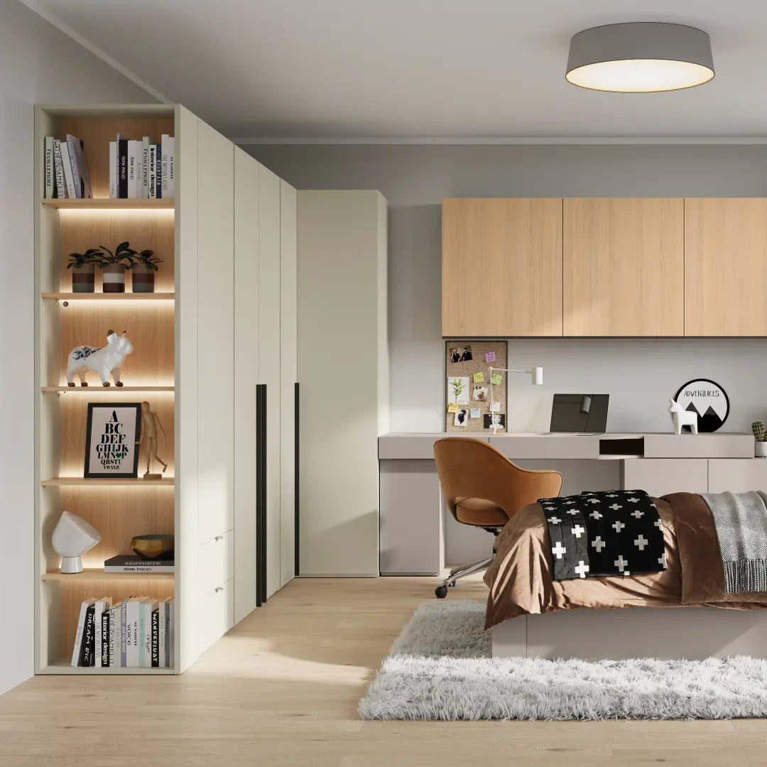 Woow Desk With Storage Container 211cm