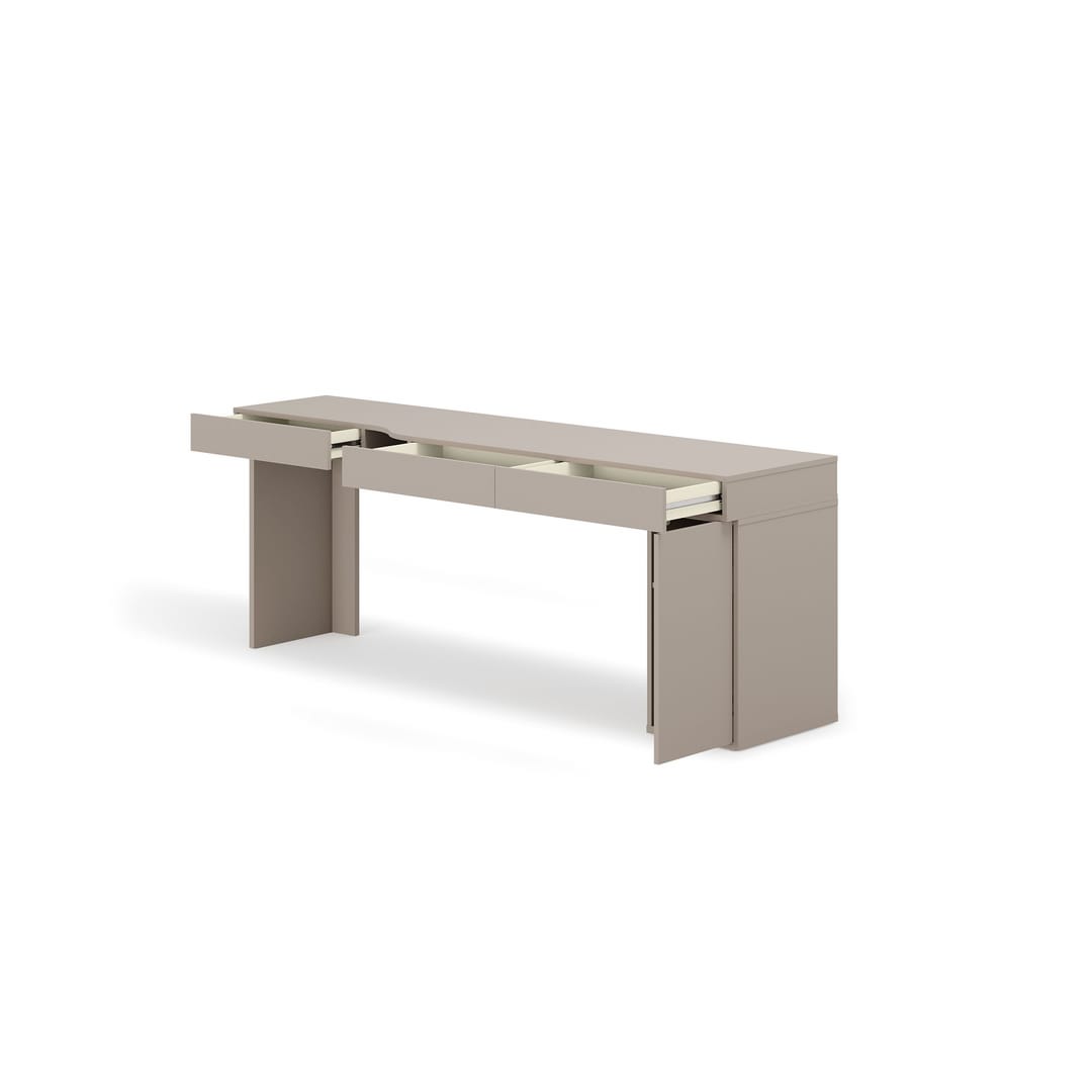 Woow Desk With Storage Container 211cm
