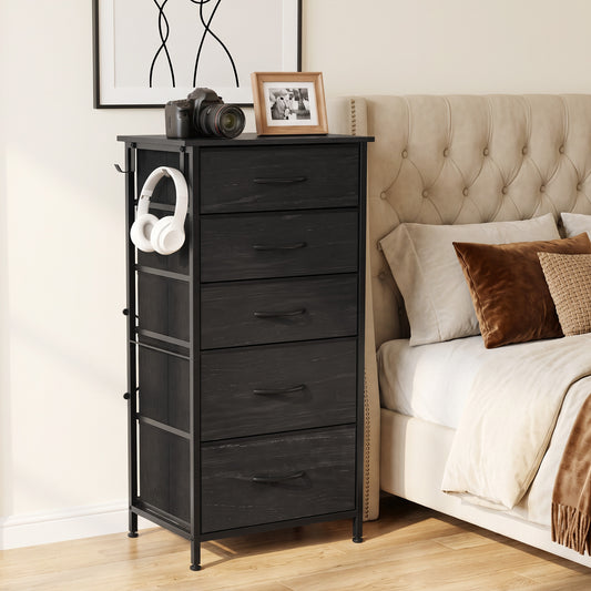 HOMCOM Chest of Drawers in Black
