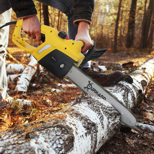 DURHAND 2000W Powerful Electric Chainsaw in Yellow
