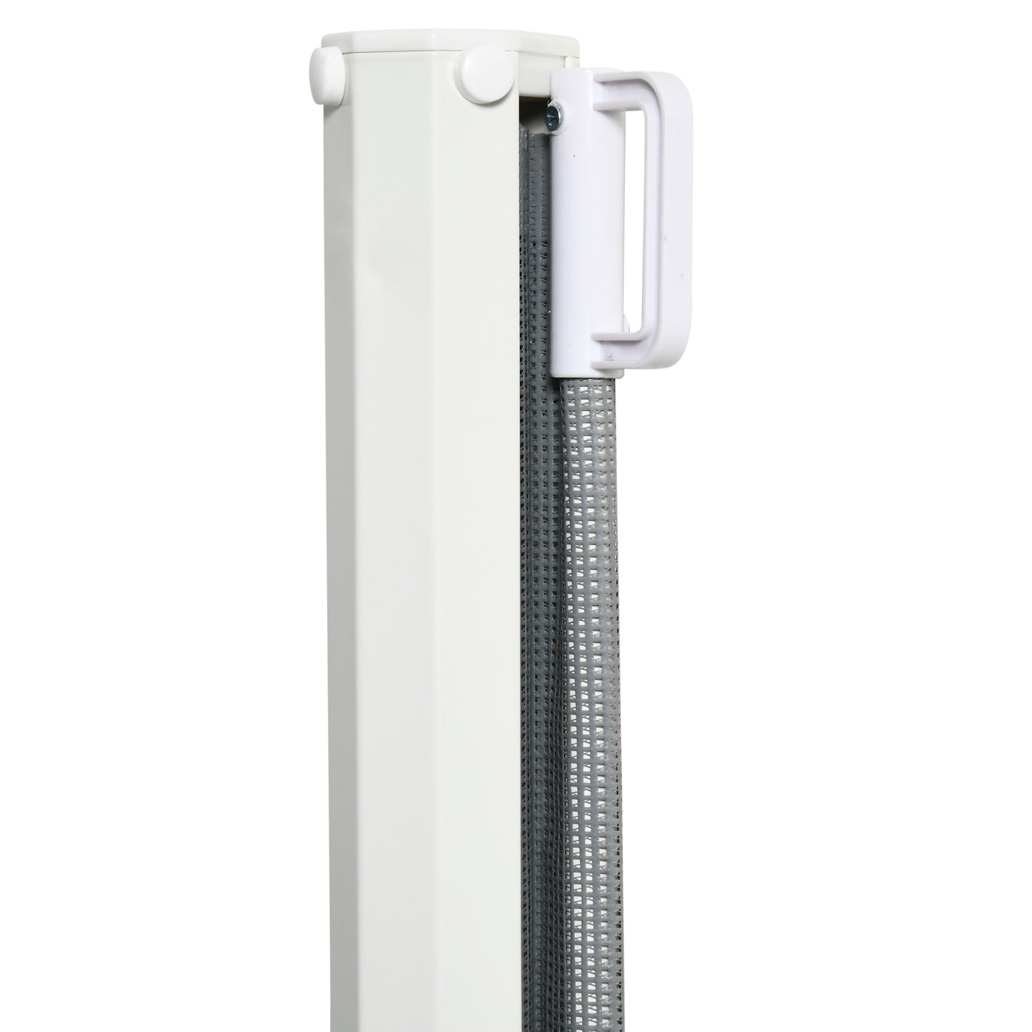 PawHut Retractable Stair Gate for Dogs, Pet Mesh Safety Gate Extends up to 115cm for Doorways Indoor- Grey
