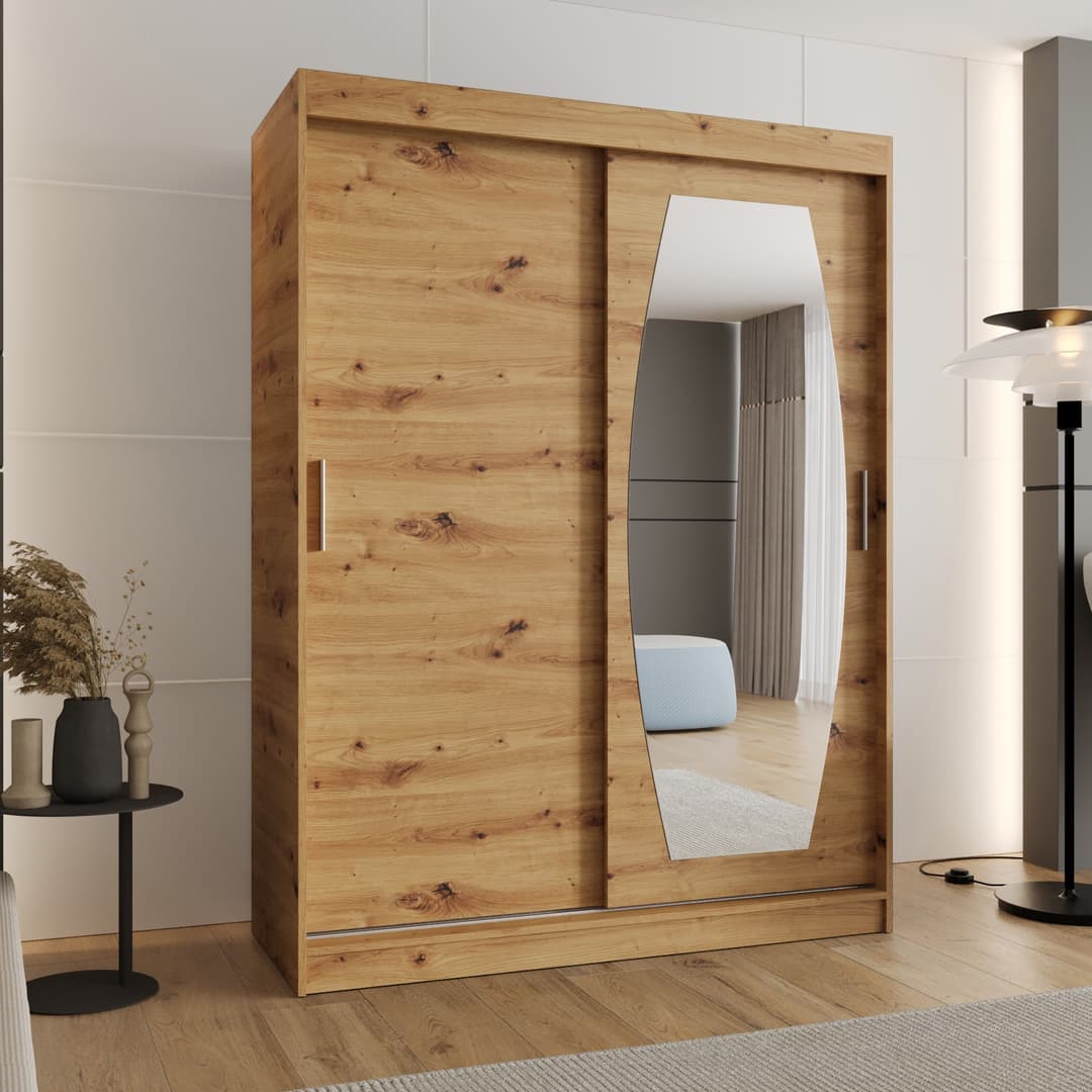 Rossa Sliding Door Wardrobe 150cm