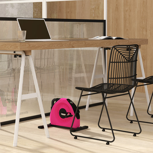 SPORTNOW Mini Exercise Bike in Pink