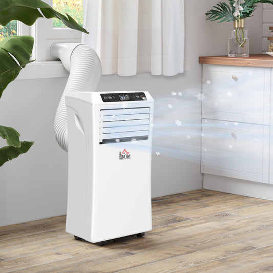 HOMCOM 9000 BTU Air Conditioning Unit in White