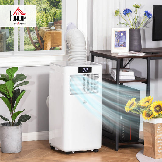 HOMCOM 8000 BTU Air Conditioning Unit in White