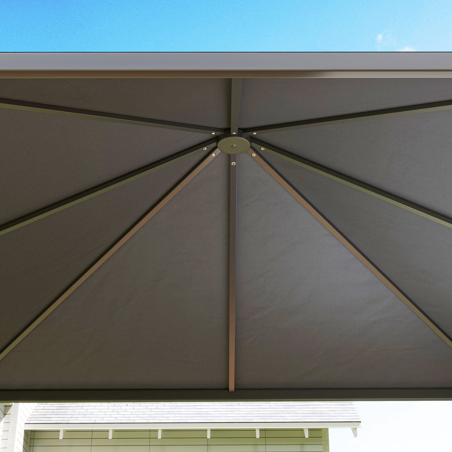 Outsunny √Ç 3√Ç x√Ç 3√Ç أو 3√Ç x 6m Garden√Ç Gazebo مع مظلة قابلة للتمديد وعجلات،√Ç UPF30+ Outdoor√Ç Metal Gazebo√Ç Canopy√Ç Shelter√Ç for BBQ, Event, Party