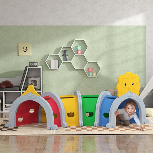 AIYAPLAY Kids Play Tunnel in Multicoloured