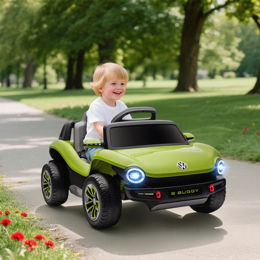 AIYAPLAY Volkswagen Licensed Kids Electric Car in Green