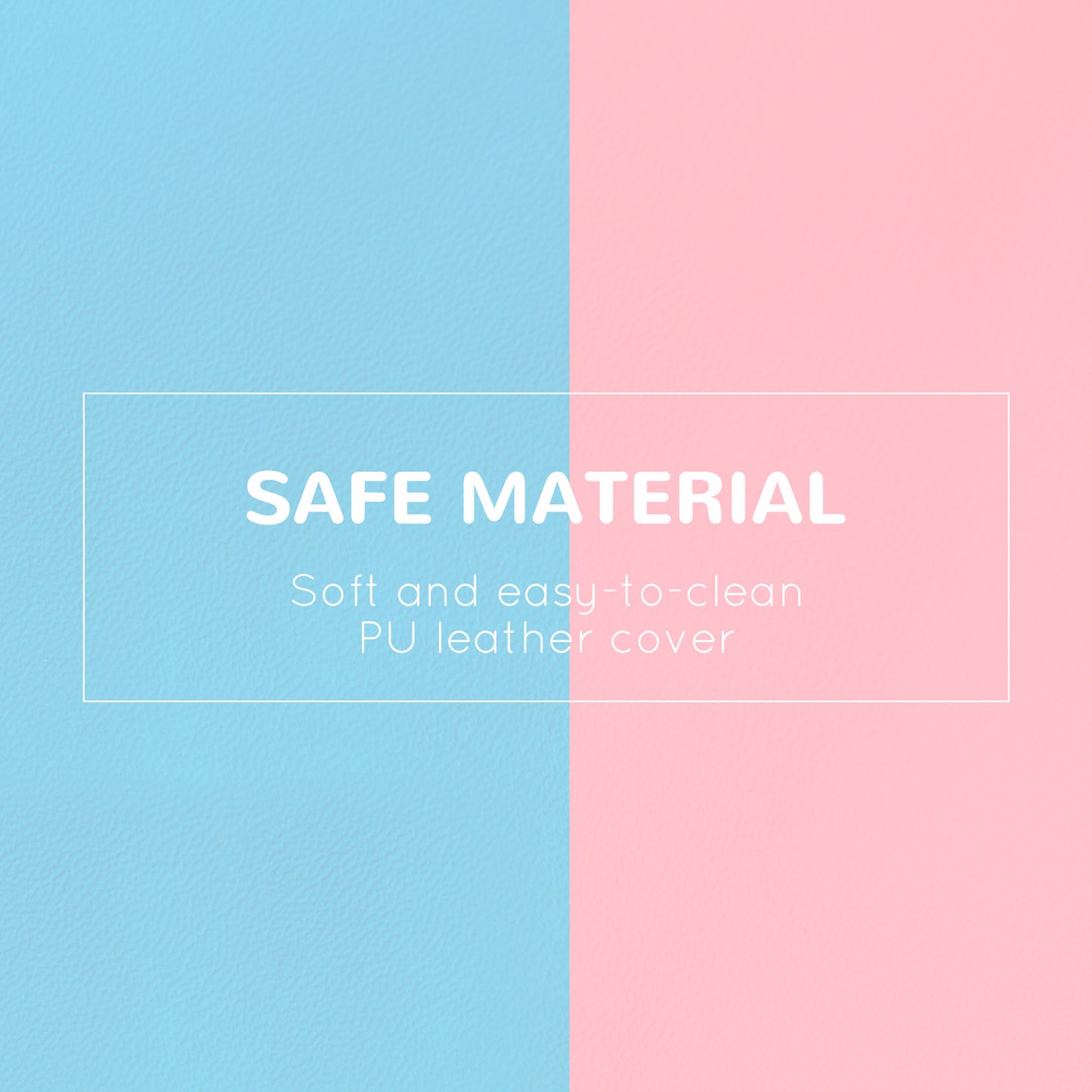 HOMCOM 2-piece Soft Play Set, Baby Foam Climber Block for Toddler 1-3 Years, Pink Blue