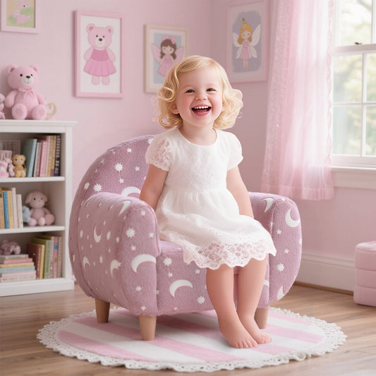 AIYAPLAY Kids Armchair in Pink