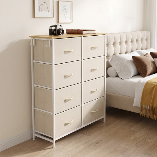 HOMCOM Chest of Drawers in Beige