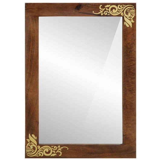 the bathroom mirror displayed from a direct front perspective