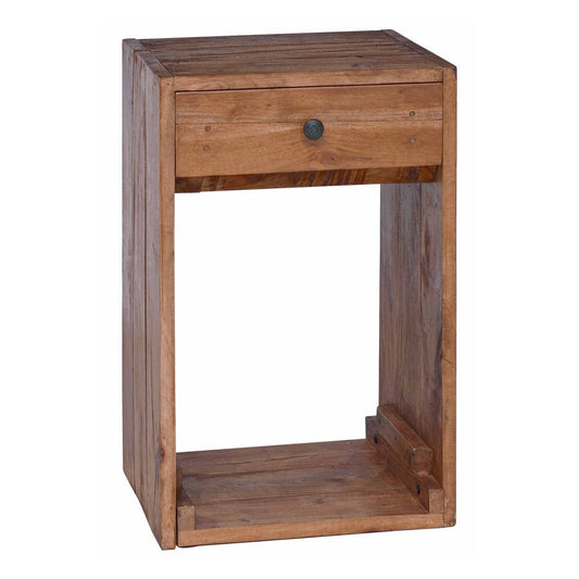 The bedside table shown from a high angle against a plain white background