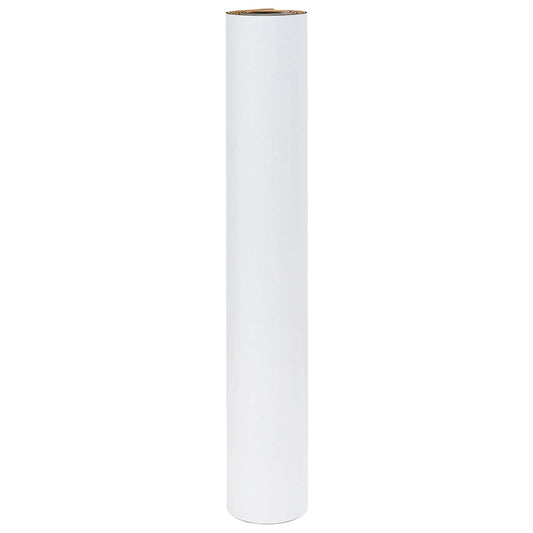 The boat mat, showing the white backing paper on a roll