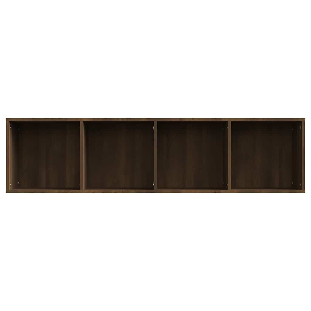 The back of the wall mounted cabinet showing its four open sections