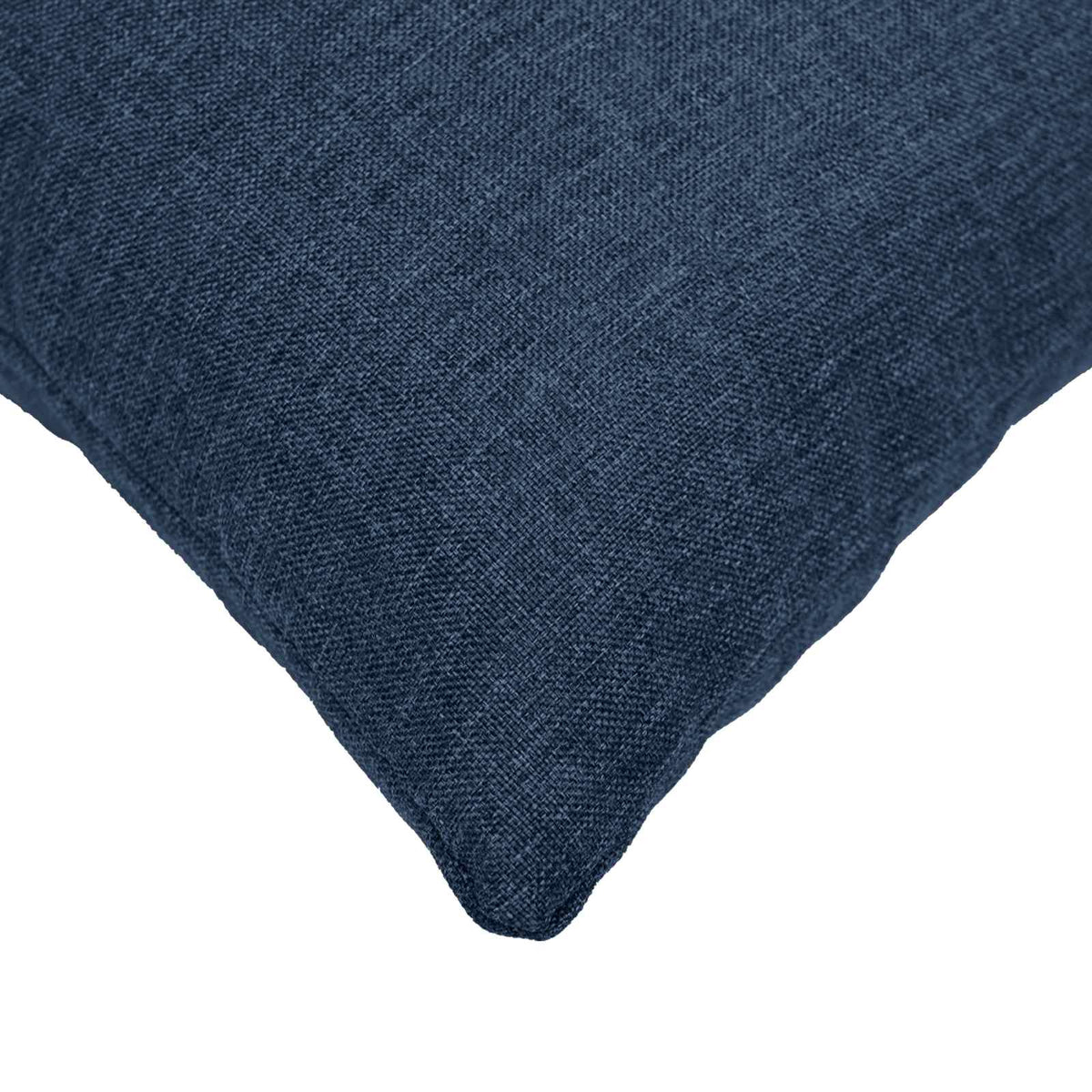 corner of a blue cushion
