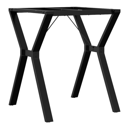 The Y-frame dining table legs are shown from the front on a white background