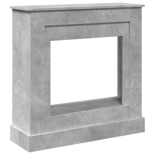 The fireplace surround shown from a high angle against a plain white background