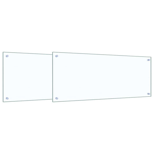 the kitchen splashback panels shown side by side against a plain white background