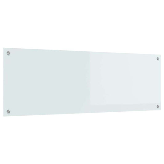 The kitchen splashback shown from a slight angle against a plain white background