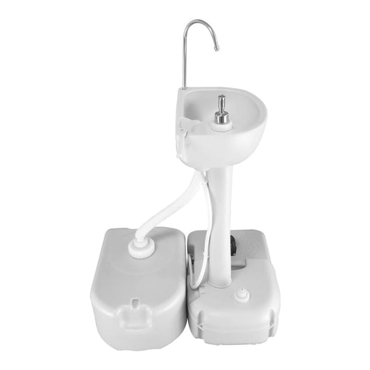 The portable water tank with a built-in sink and tap