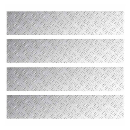 the stair treads shown as a set of four rectangular pieces arranged in a vertical row