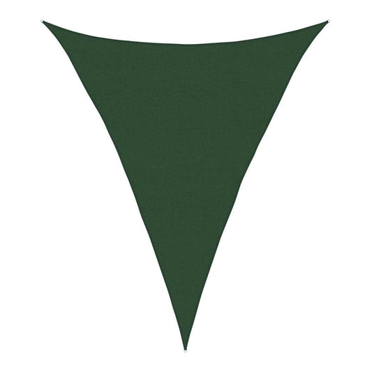 The sunshade sail shown as a flat triangular shape against a plain white background