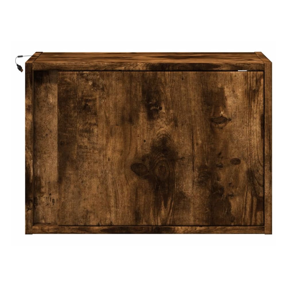 Back view of a wall-mounted bedside cabinet