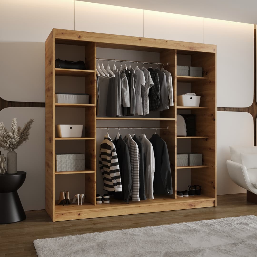 Rossa Sliding Door Wardrobe 200cm
