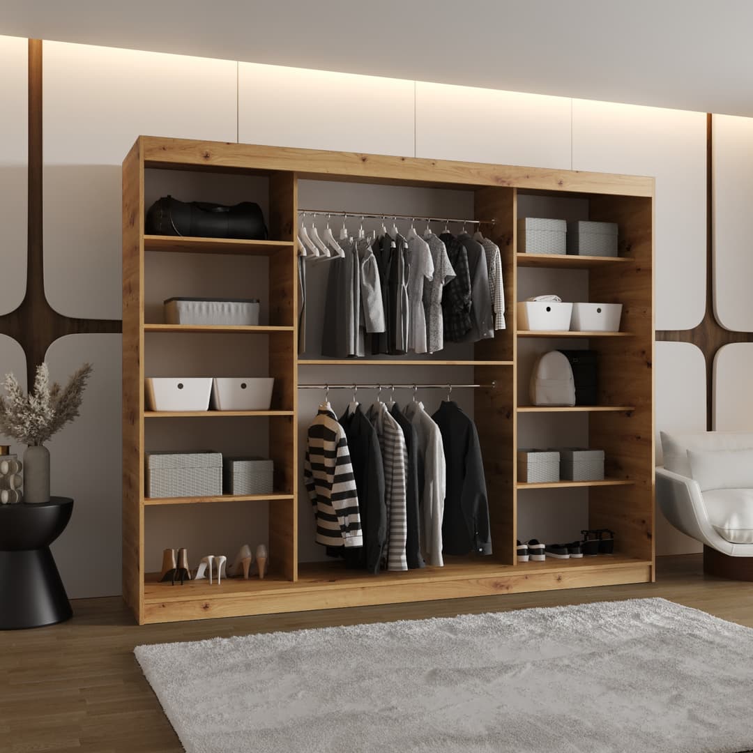 Rossa Sliding Door Wardrobe 250cm