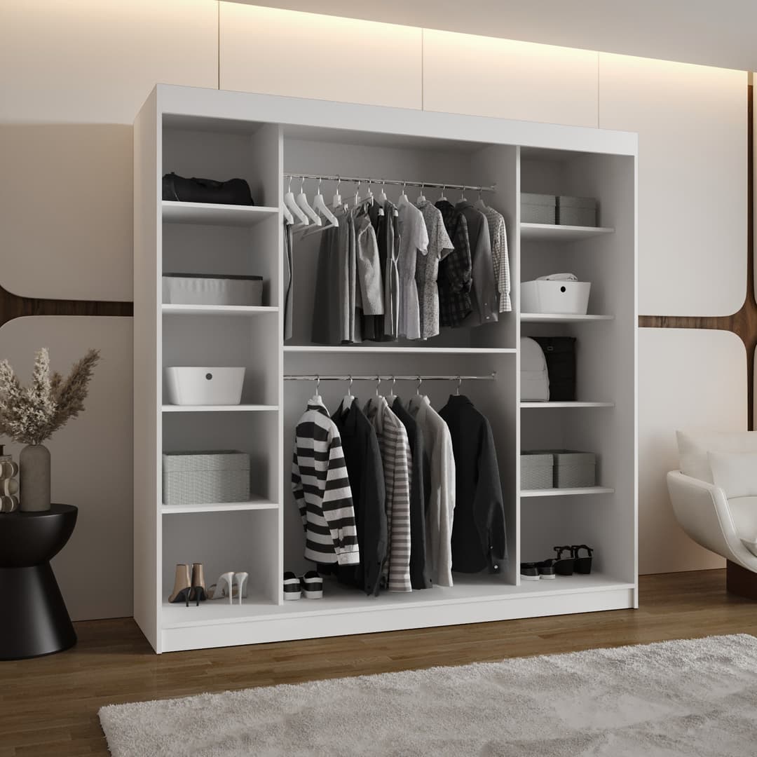 Rossa Sliding Door Wardrobe 200cm