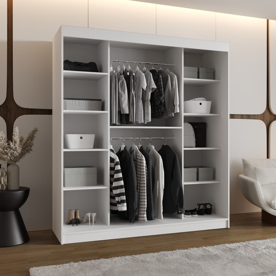 Rossa Sliding Door Wardrobe 180cm