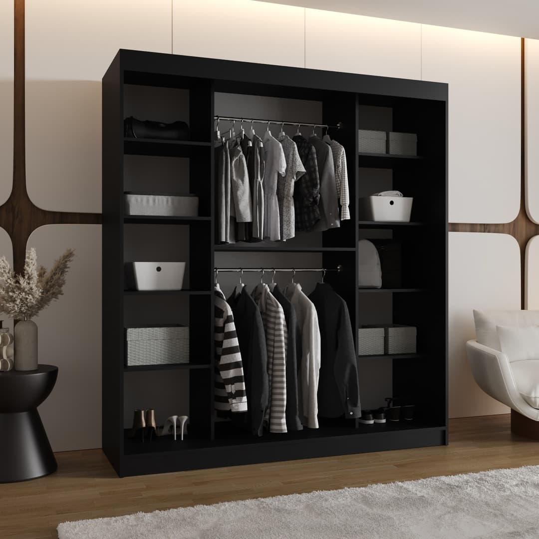Rossa Sliding Door Wardrobe 180cm