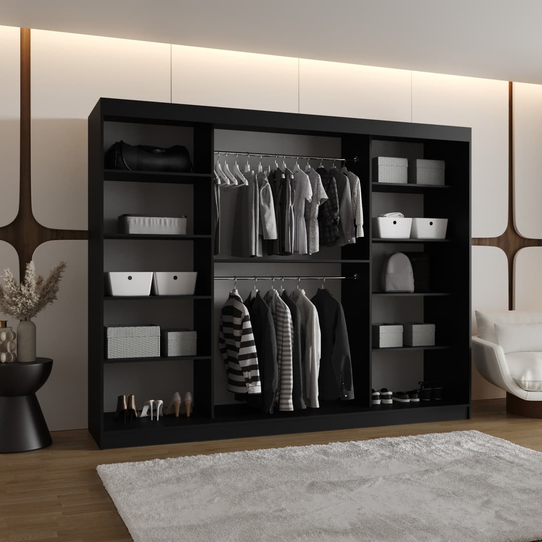 Rossa Sliding Door Wardrobe 250cm