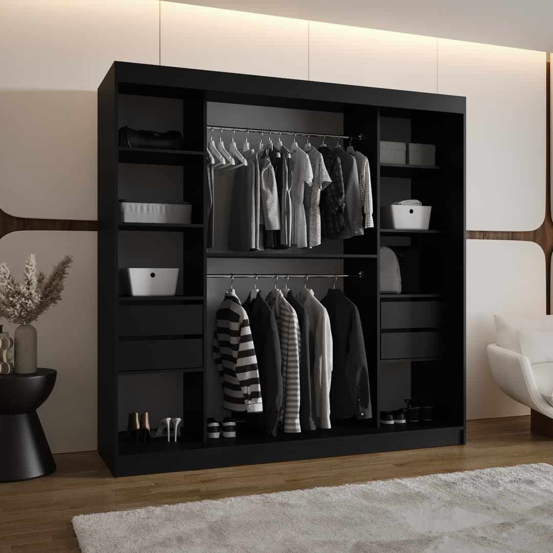Rossa Sliding Door Wardrobe 200cm