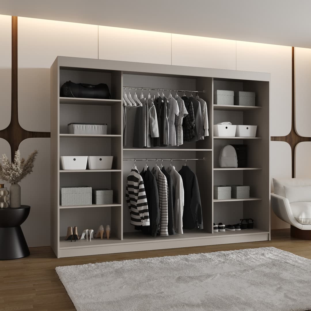 Rossa Sliding Door Wardrobe 250cm