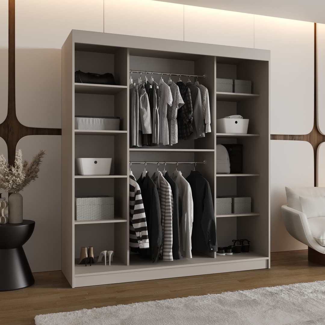 Rossa Sliding Door Wardrobe 180cm