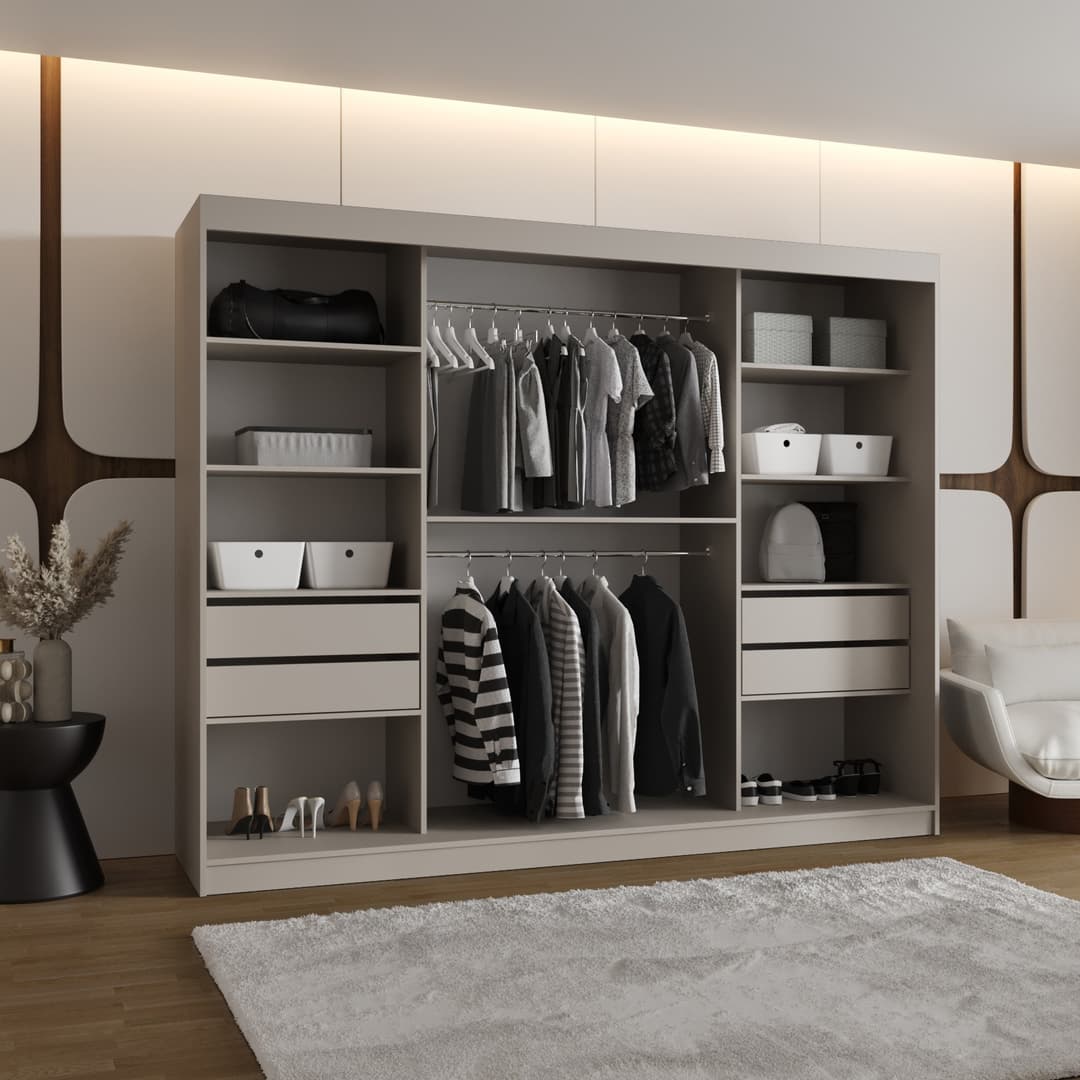 Rossa Sliding Door Wardrobe 250cm