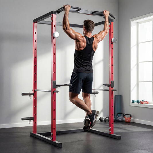 SPORTNOW Power Tower in Red