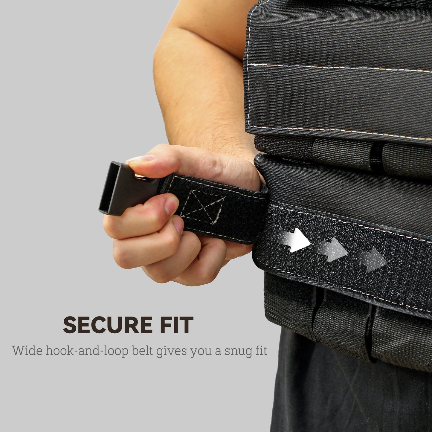 SPORTNOW 30KG Adjustable Weighted Vest, Running Weight Vest, with 30 Metal Weights, Reflective Strips, for Running, Exercise