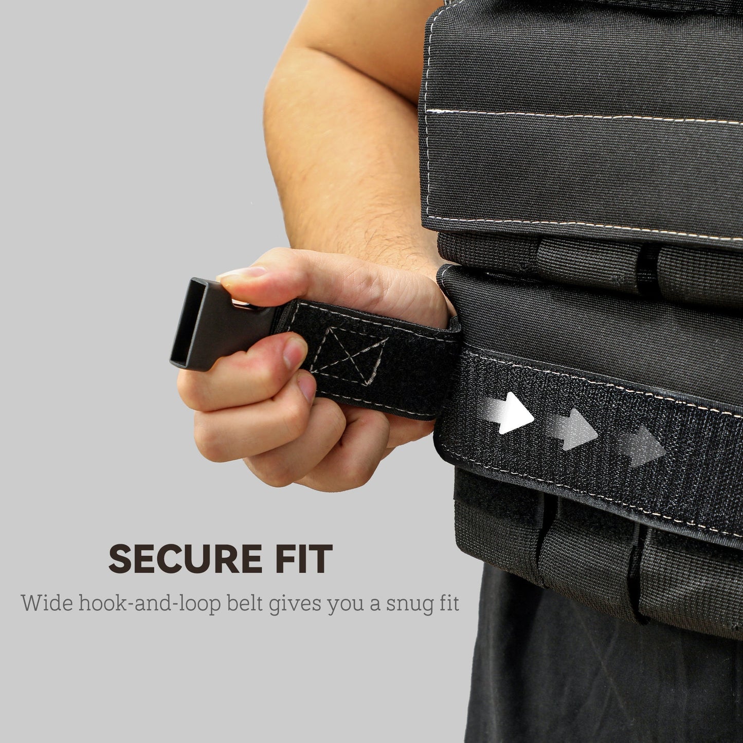 SPORTNOW 30KG Adjustable Weighted Vest, Running Weight Vest, with 30 Metal Weights, Reflective Strips, for Running, Exercise