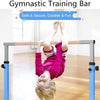 Children's Height Adjustable Gymnastics Training Bar, 90-150cm-Blue