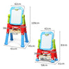 Kids Double Sided Boards Easel Magnetic Painting Art-Blue