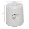 Outsunny 4 Pack 36 kg Gazebo Weights, Canopy Tent Weights with Rapid Clip, Gazebo Leg Weights Fill with Sand or Water, White