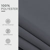 Outsunny Awning Replacement Canopy, Water Resistant UPF 50+ Sun Shade Cover for 3 x 2.5 m Garden Awning (Fabric Only), Grey