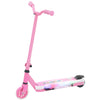 AIYAPLAY Electric Scooter for Kids Aged 4-7 Years, with Flashing LED Lights, Rear Auxiliary Wheels, Pink