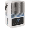HOMCOM Desk Fan with Humidifier and RGB Light Portable Table Fan with 550ml Water Tank Black