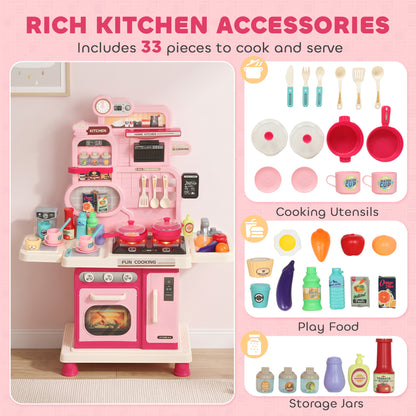 AIYAPLAY Play Kitchen in Pink