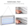 Outsunny Wall Hanging Bug Zapper, 30W Electric Fly Zapper Mosquito Killer, 60ã¡ Coverage Insect Killer, Indoor Outdoor Use, Grey