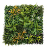Outsunny Grass Wall Panels, 100 x 100 cm Artificial Grass Wall Decor with Tie Connectors, Greenery Backdrop Panels, Green